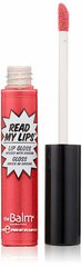 Lūpu spīdums TheBalm Read My Lips 6.5 ml, Zaap! cena un informācija | Lūpu krāsas, balzāmi, spīdumi, vazelīns | 220.lv
