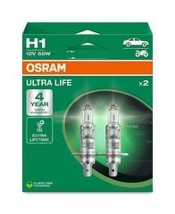 Automašīnas spuldze Osram 4008321416162 H1 12V 55W 3200K cena un informācija | Auto spuldzes | 220.lv