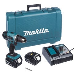 Аккумуляторная дрель-шуруповерт Makita DDF453RME цена и информация | Шуруповерты, дрели | 220.lv