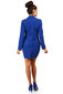 M051 Eleganta sieviešu jaka - rudzupuķu zila cena un informācija | Žaketes sievietēm | 220.lv