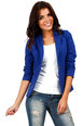 M051 Eleganta sieviešu jaka - rudzupuķu zila