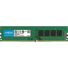 RAM Crucial UDIMM DDR4, 16GB, 2666MHz, CL19 (CT16G4DFD8266) cena un informācija | Operatīvā atmiņa (RAM) | 220.lv