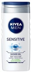 Гель для душа Nivea Men Sensitive 250 мл цена и информация | Масла, гели для душа | 220.lv