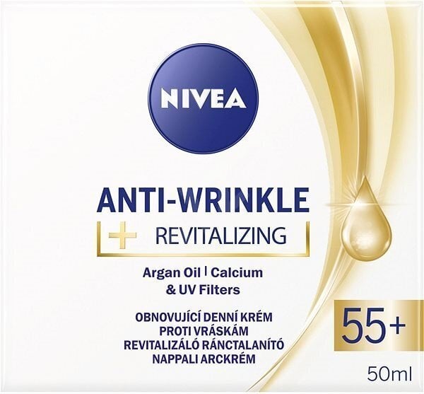 Dienas krēms Nivea 55+ 50 ml цена и информация | Sejas krēmi | 220.lv