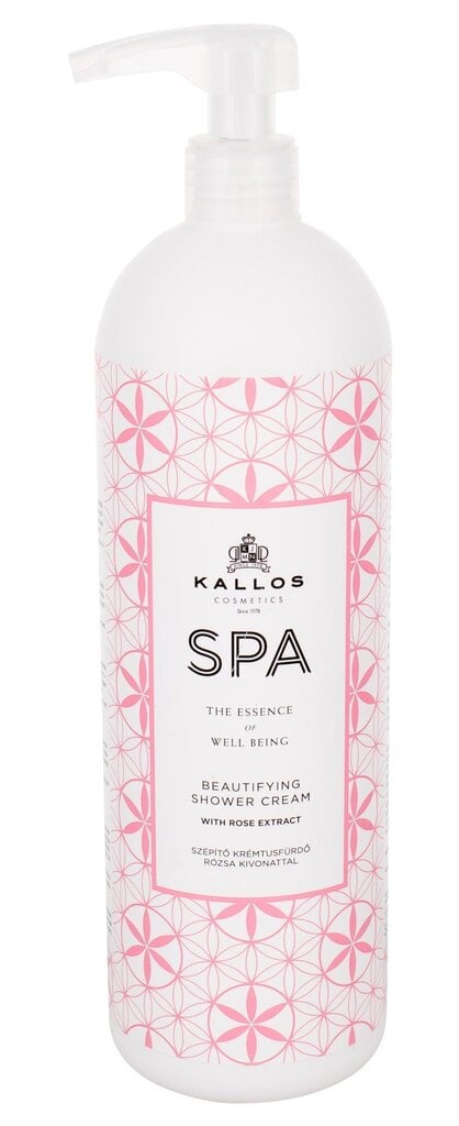 Kallos Cosmetics SPA Beautifying dušas krēms 1000 ml цена и информация | Dušas želejas, eļļas | 220.lv