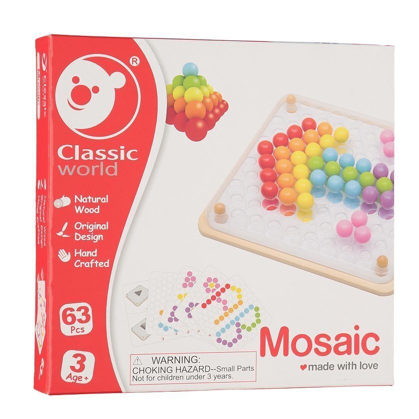 Attīstoša mozaīka ClassicWorld - Mozaic 3597 cena un informācija | Attīstošās rotaļlietas | 220.lv