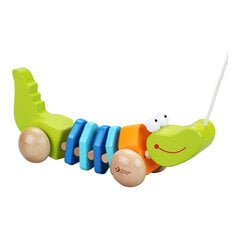 Толкаемый крокодил цена и информация | Игрушки для малышей | 220.lv