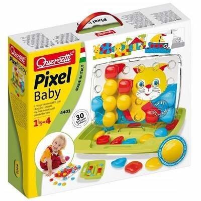 Attīstības spēle, Mozaīka 30 daļas Quercetti Pixel Baby 4401 cena un informācija | Attīstošās rotaļlietas | 220.lv
