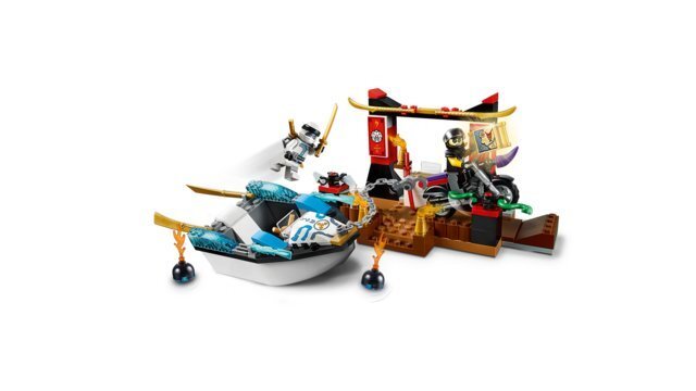 10755 LEGO® NINJAGO Pakaļdzīšanās ar Zane nindzjas laivu cena un informācija | Konstruktori | 220.lv