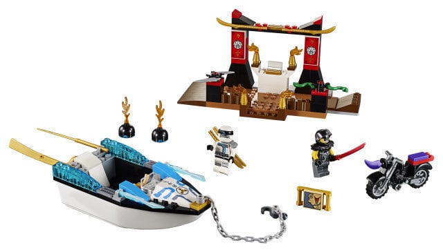 10755 LEGO® NINJAGO Pakaļdzīšanās ar Zane nindzjas laivu цена и информация | Konstruktori | 220.lv