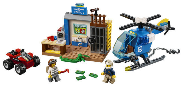 10751 LEGO® City Kalnu policijas pakaļdzīšanās cena un informācija | Konstruktori | 220.lv