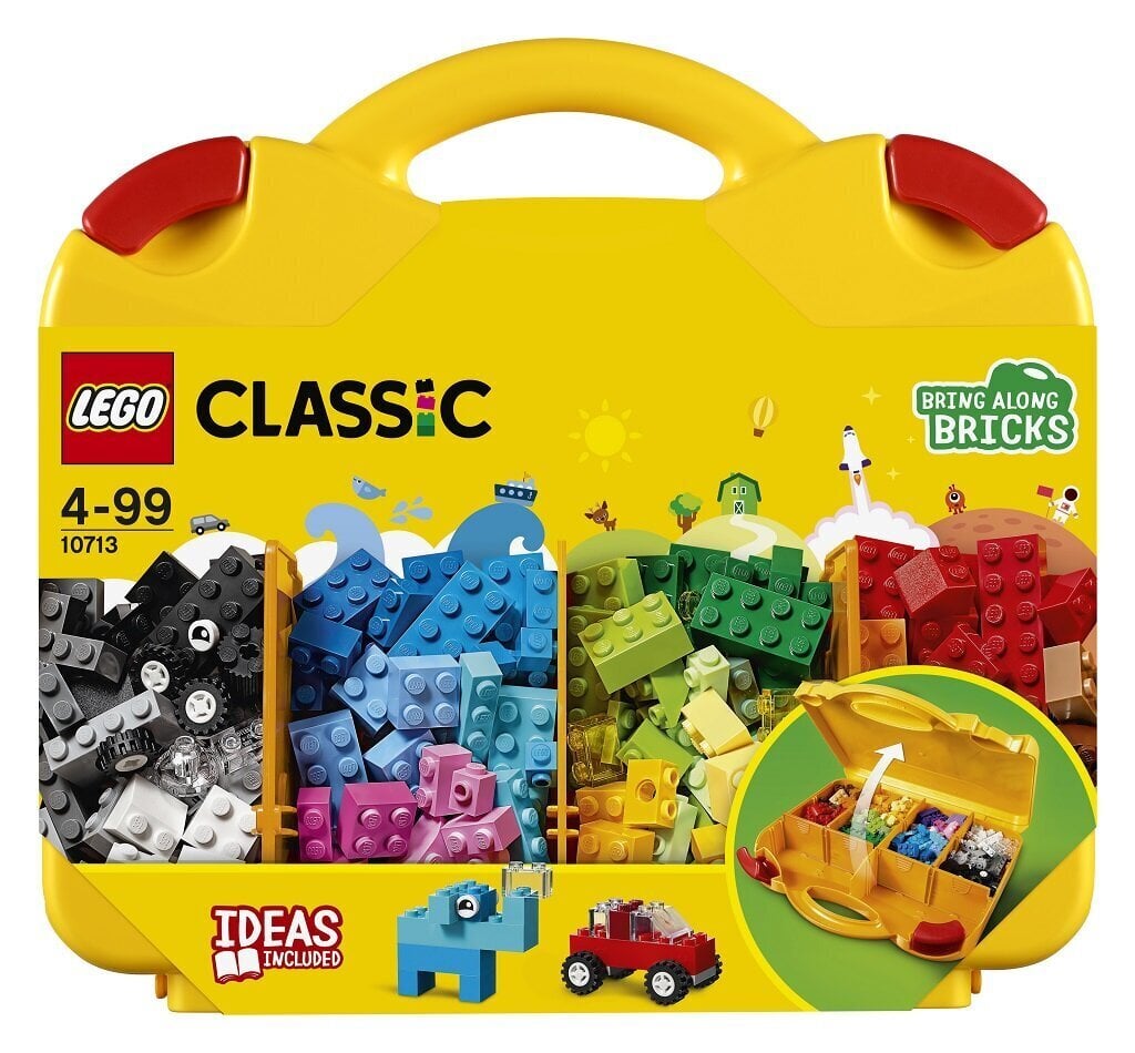 10713 LEGO® Classic Чемоданчик для творчества и конструирования цена |  220.lv