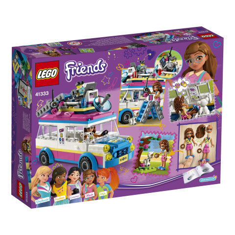 41333 LEGO® Friends Olīvijas misijas transportlīdzeklis цена и информация | Konstruktori | 220.lv