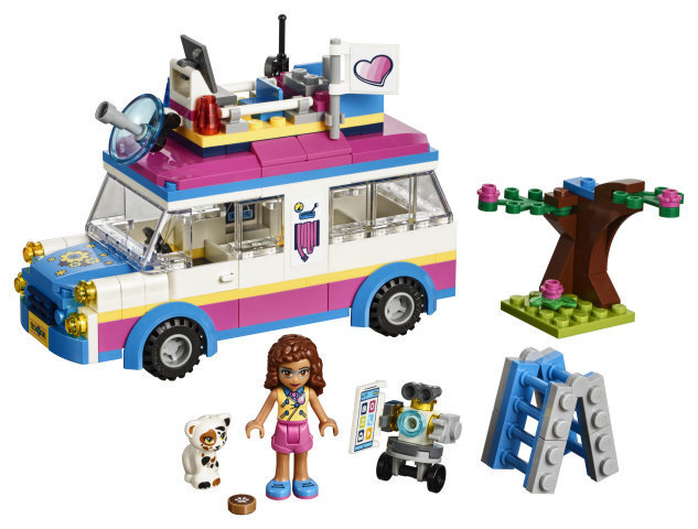 41333 LEGO® Friends Olīvijas misijas transportlīdzeklis cena un informācija | Konstruktori | 220.lv