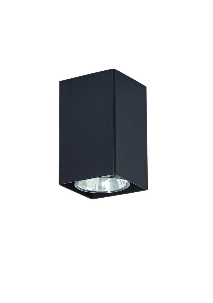 Griestu lampa Lampex Nero Melna цена и информация | Griestu lampas | 220.lv