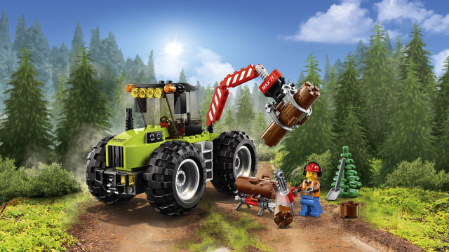 60181 LEGO® City Meža traktors cena un informācija | Konstruktori | 220.lv