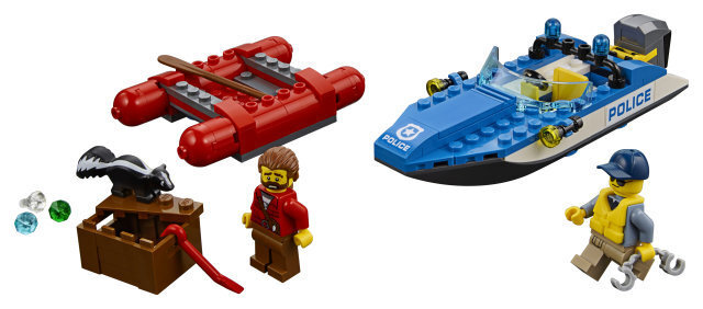 60176 LEGO® City Bēgšana pa mežonīgu upi cena un informācija | Konstruktori | 220.lv