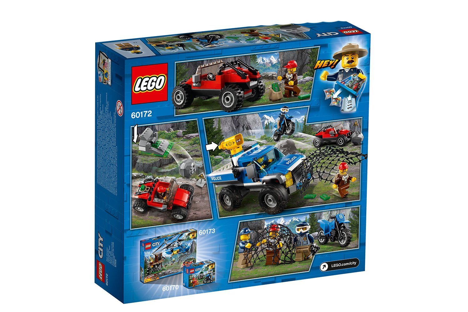 60172 LEGO® City Vajāšana uz grants ceļa цена и информация | Konstruktori | 220.lv