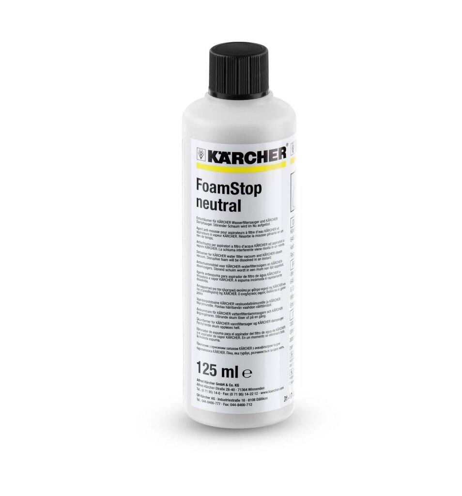 Pretputošanas līdzeklis Karcher FoamStop, 125 ml cena un informācija | Tīrīšanas līdzekļi | 220.lv