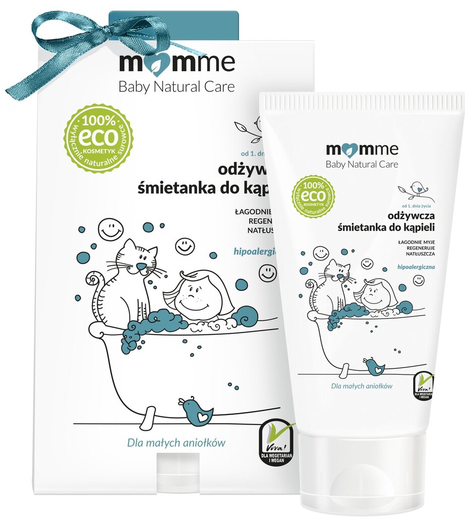 Krēmveida pieniņš un putas MomMe Baby Natural Care 150 ml cena un informācija | Bērnu kosmētika, līdzekļi jaunajām māmiņām | 220.lv