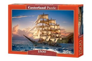 Пазл Puzzle Castorland Sailing at Sunset, 1500 дет. цена и информация | Castorland Товары для детей и младенцев | 220.lv