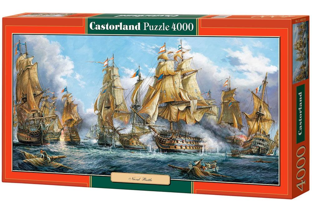 Puzle Castorland Naval Battle, 4000 detaļas cena un informācija | Puzles, 3D puzles | 220.lv