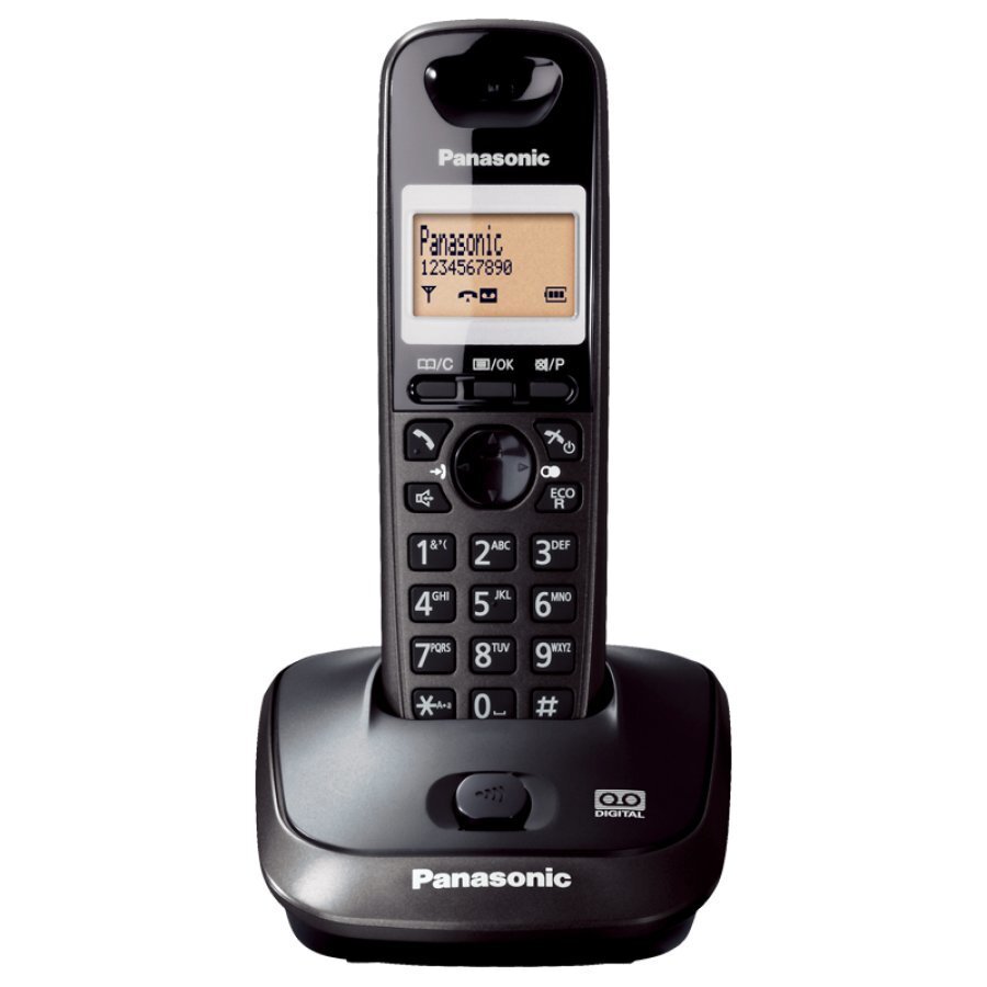 Panasonic KX-TG2521JTT, melns cena un informācija | Stacionārie telefoni | 220.lv