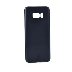 Baseus Wing Case Impact Plastic maciņš priekš Samsung G955 Galaxy S8 Plus Melns cena un informācija | Telefonu vāciņi, maciņi | 220.lv