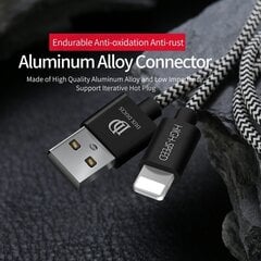 Dux Ducis Premium, Lightning/USB-A, 2 m cena un informācija | Kabeļi un vadi | 220.lv