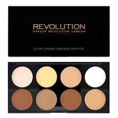 Krēmīgās tekstūras sejas konturēšanas palete Makeup Revolution London Ultra 13 g cena un informācija | Grima bāzes, tonālie krēmi, pūderi | 220.lv