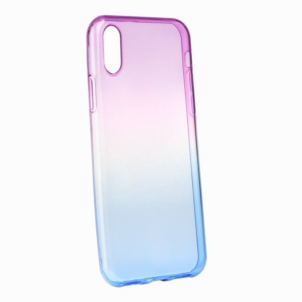 Mocco Gradient maciņš priekš Apple iPhone X Violets - Zils cena un informācija | Telefonu vāciņi, maciņi | 220.lv