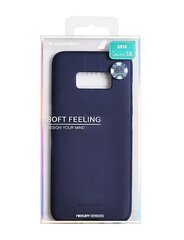 Mercury Soft feeling Super Plāns TPU Matētas virsmas aizmugures maks-apvalks priekš Samsung J530F Galaxy J5 (2017) Tumši zils цена и информация | Чехлы для телефонов | 220.lv