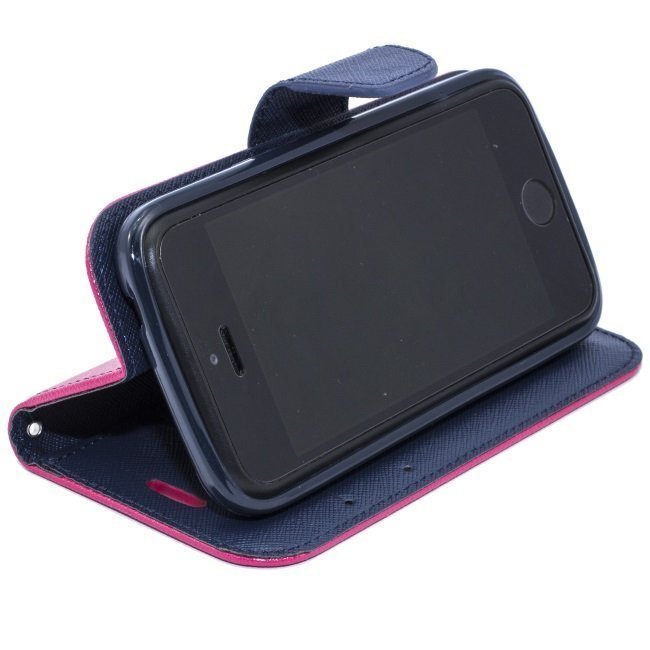 Mocco Fancy Book Case For Nokia 8 Pink / Blue cena un informācija | Telefonu vāciņi, maciņi | 220.lv