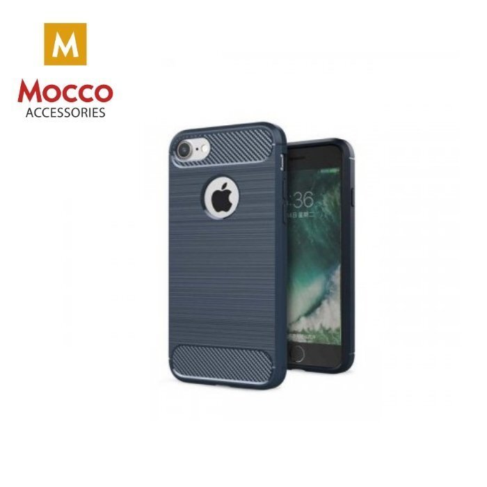 Mocco Trust Silicone Case for Apple iPhone X Blue cena un informācija | Telefonu vāciņi, maciņi | 220.lv