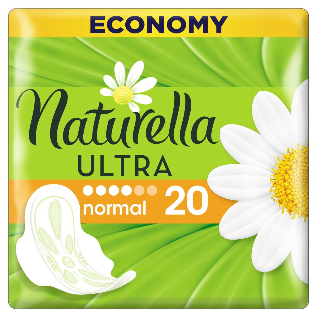 Higiēniskās paketes Naturella Ultra Normal 20 gab. цена и информация | Tamponi, higiēniskās paketes, ieliktnīši | 220.lv