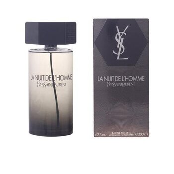 Yves Saint Laurent La Nuit De L Homme EDT для мужчин, 200 мл цена и информация | Мужские духи | 220.lv