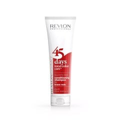 Kondicioniers Revlon Professional Shampoo and conditioner for bold reds, 45 days total color care (Shampoo & Conditioner Brave Reds) 275 ml cena un informācija | Šampūni | 220.lv