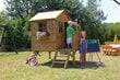 Koka māja "Zigzags" 4IQ цена и информация | Bērnu rotaļu laukumi, mājiņas | 220.lv