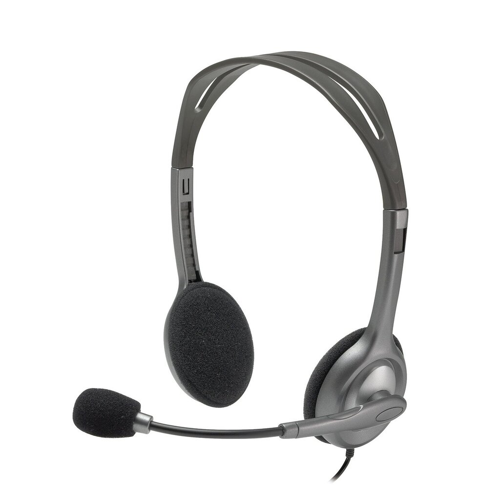 Logitech Stereo H110 Grey cena un informācija | Austiņas | 220.lv