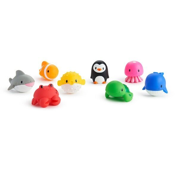 Vannas rotaļlietas Munchkin Sea Squirts, 8 gab. цена и информация | Rotaļlietas zīdaiņiem | 220.lv