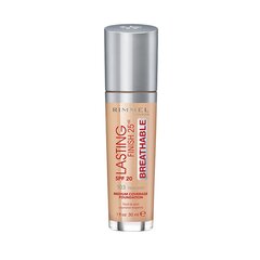 Rimmel London Lasting Finish Breathable тональный крем 30 мл, 103 True Ivory цена и информация | Пудры, базы под макияж | 220.lv