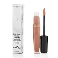 Блеск для губ Lancome L'Absolu Gloss Cream 8 мл, 202 цена и информация | Помады, бальзамы, блеск для губ | 220.lv