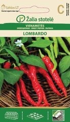 PAPRIKA VIENGADĪGA LOMBARDO cena un informācija | Dārzeņu, ogu sēklas | 220.lv