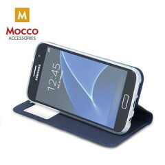 Mocco Smart Look Magnet Book Case With Window For Apple iPhone X Blue цена и информация | Чехлы для телефонов | 220.lv