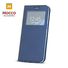 Mocco Smart Look Magnet Book Case With Window For Apple iPhone X Blue цена и информация | Чехлы для телефонов | 220.lv