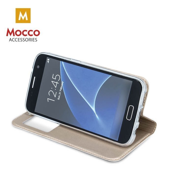 Mocco Smart Look Magnet Book Case With Window For Xiaomi Mi Max Gold cena un informācija | Telefonu vāciņi, maciņi | 220.lv
