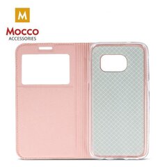 Mocco Smart Look Magnet Book Case With Window For Apple iPhone X Rose Gold цена и информация | Чехлы для телефонов | 220.lv