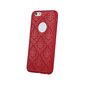 Mocco Ornament Back Case Silicone Case for Samsung A320 Galaxy A3 (2017) Red cena un informācija | Telefonu vāciņi, maciņi | 220.lv