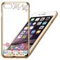 X-Fitted Plastic Case With Swarovski Crystals for Apple iPhone 6 / 6S Gold / Lucky Flower cena un informācija | Telefonu vāciņi, maciņi | 220.lv