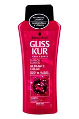 Шампунь для окрашенных волос Schwarzkopf Gliss Kur Ultimate Color 400 мл цена и информация | Шампуни | 220.lv